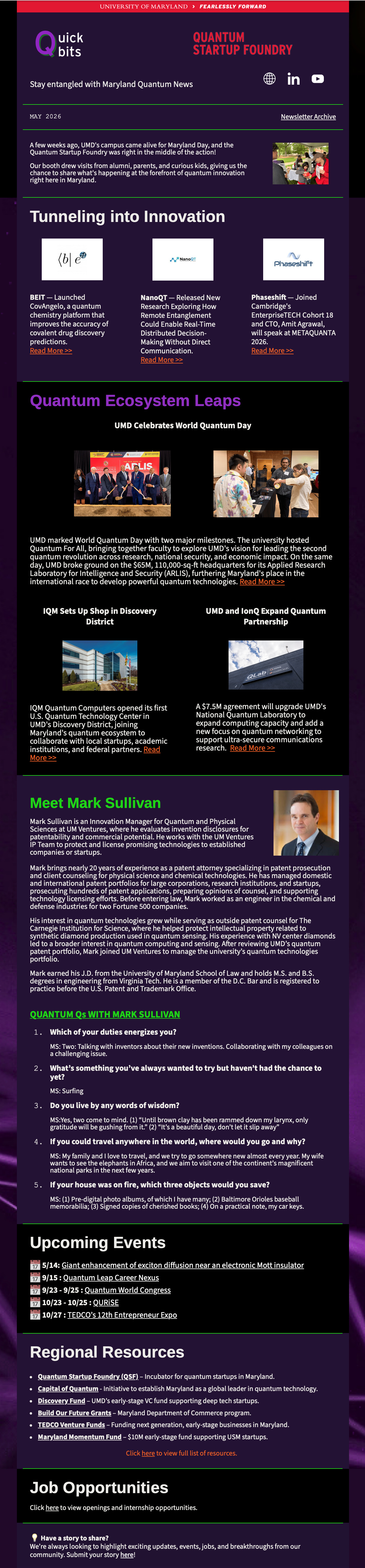 May Newsletter